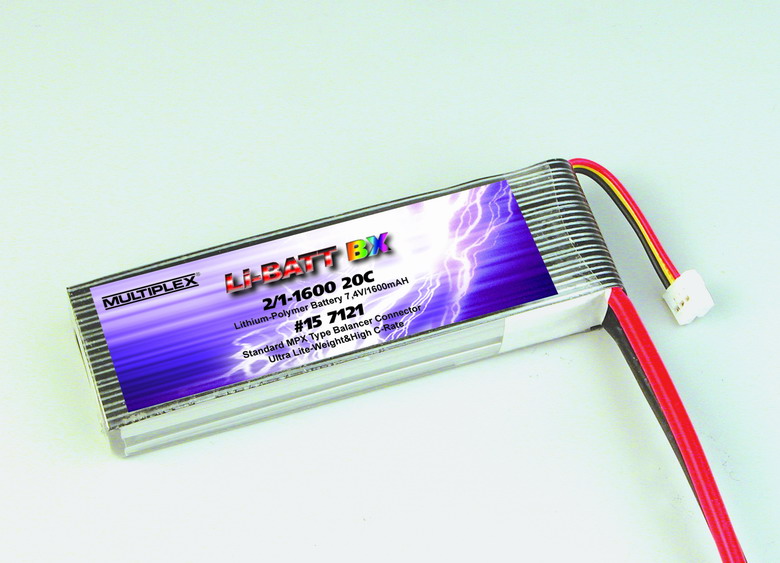 Acumulator propulsie LiBatt BX 7,4V, 1600mAh, 20C